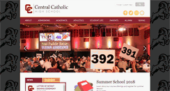 Desktop Screenshot of centralcatholichigh.org